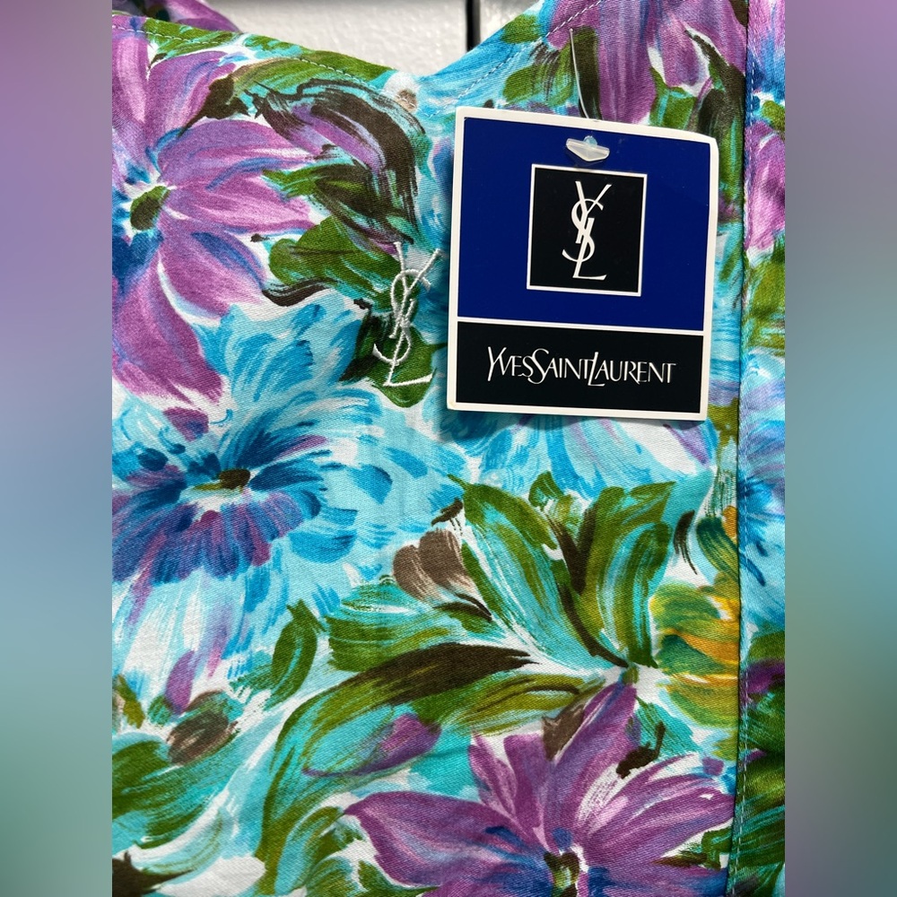 YSL Floral Apron Japan Exclusive Vintage - Picture 8 of 11